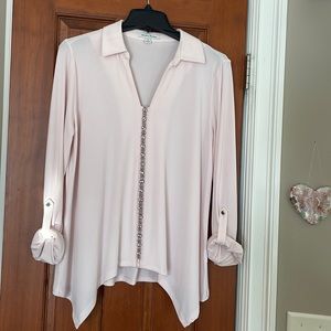 Brand New Soft Pink Collared Shirt